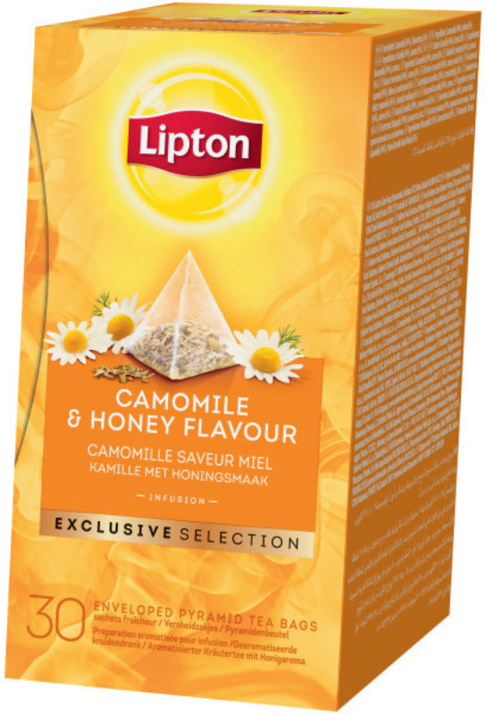 verlies Zuivelproducten aanvaardbaar Lipton Selection thee Kamille honing 30st - Warlop Horeca Service